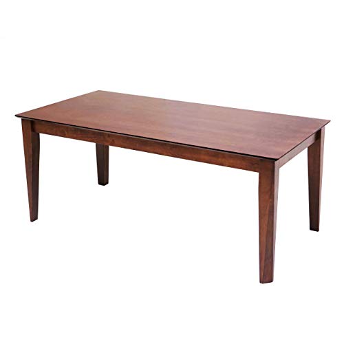 Mendler Esstisch HWC-G64, Esszimmertisch Küchentisch Holztisch Tisch, rechteckig Massiv-Holz MVG-Zertifiziert - 180x90cm