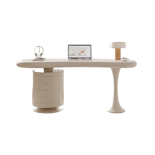 GRFIT Schreibtisch Massivholz-Schreibtisch, klein, for den Heimgebrauch, französischer, Leichter Luxus-Schreibtisch, Design, Senior Sense, PC-Tisch PC Laptop-Tisch