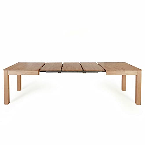 HUIJK Esstisch Ausziehbar Standard Furniture Esstisch Rafael Holztisch Ausziehbar Massivholz Kernbuche