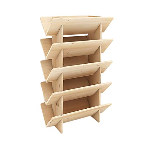 CD Regal CD-Aufbewahrungsregal 5-lagiges Bücherregal aus Massivholz, einfaches einfaches CD-Rack vom Typ V, multifunktionales Ablagefach für Wohnheim / Studentenwohnheim / Büro, L600 * B302 * H991mm