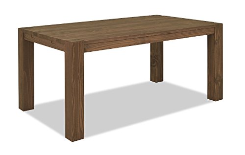 Naturholzmöbel Seidel Esstisch 160x90cm Rio Bonito B- Ware Farbton Cognac braun Pinie Massivholz, geölt und gewachst, Tisch, Optional: passende Bänke 160x38cm