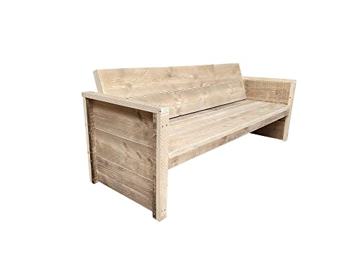 Wood4you Vince Gartenbank, Holz, braun, 57T x 152B x 70H cm