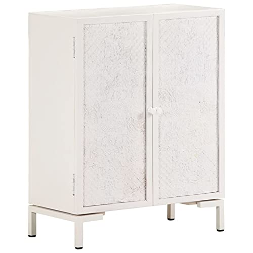 Leepesx Sideboard, Flurschrank, Beistellschrank, Dielenschrank, Aufbewahrungsschrank, Schrank, Anrichte, 60x30x76 cm Massivholz Mango