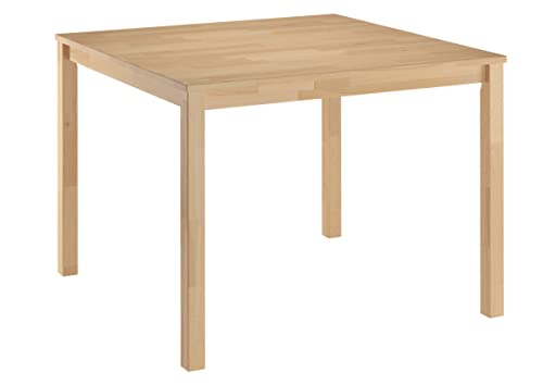 Erst-Holz® Kleiner Küchentisch Buche Massivholz 80x80 oder 100x100cm V-90.70-30, Ausführung:100x100 cm