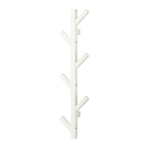 IKEA TJUSIG Aufhänger in weiß; (78cm)