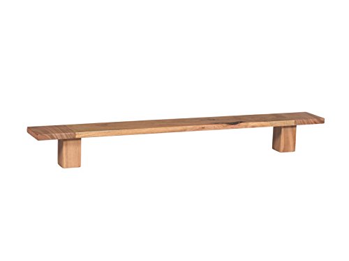 Woodkings® Handtuchhalter Auckland Echtholz Akazie massiv 50cm / 85cm Badmöbel Handtuchstange (50 cm)