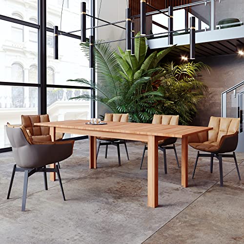 Krok Wood Ausziehbare Tisch London aus Massivholz in 160x90?75 cm (228(160+68) x90x75 cm)