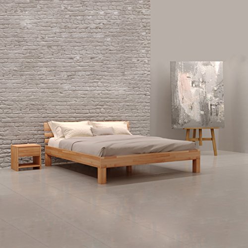 Krok Wood Massivholzbett Julia in Buche 160x200 cm