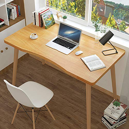 KAYEF Desktop-Computertisch, Massivholz-Schreibtisch, Arbeitstisch, moderner, einfacher Schreibtisch, PC-Laptop-Tisch, Spieltisch, für Home-Office-Arbeitsplätz e mit kleinem Raum