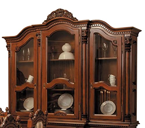 SIMEX Furniture - Cristina Collection - Buffet, Sideboard, Vitrine 3 Türen - Massivholz - Wohnzimmer