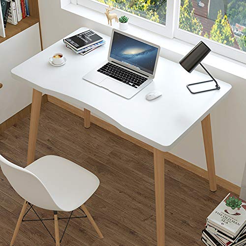 GaRcan Desktop-Computertisch, Massivholz-Schreibtisch, Arbeitstisch, moderner, einfacher Schreibtisch, PC-Laptop-Tisch, Spieltisch, für kleine Räume, Heimbüro-Arbeitsplätze (120 x 60 x 73