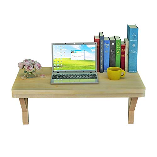 SEESEE.U Wand-Tisch Laptop Stand Schreibtisch Massivholz Küchenarbeitsplatte Couchtisch Wohnzimmer Racks, 10 Größen (Farbe: A, Größe: 100X50CM)