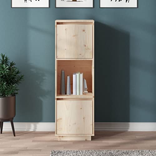 FUDUGEHMIOFWFJJ kommode weiÃŸ,kommode mit schubladen,kommode Flur,Highboard 38x35x117 cm Massivholz Kieferschrank schubladen,Sideboard Flur,Schrank Flur,