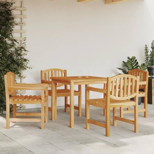 Haus Möbel Garten Gartenstühle 4 Stück 58x59x88cm Massivholz Teak