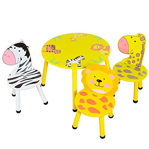 LQ Kinder Tisch und Stuhl Set Kindergarten Massivholz-Baby-Spielzeug -Tabelle Schreibtisch Kinder Schreibtisch