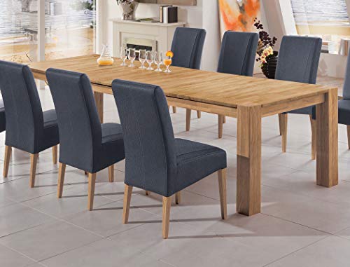 expendio Esstisch Marco 2XL Eiche Natur geölt 200(300) x100 cm Massivholz Mittelauszug Massivholztisch Ausziehtisch Esszimmertisch