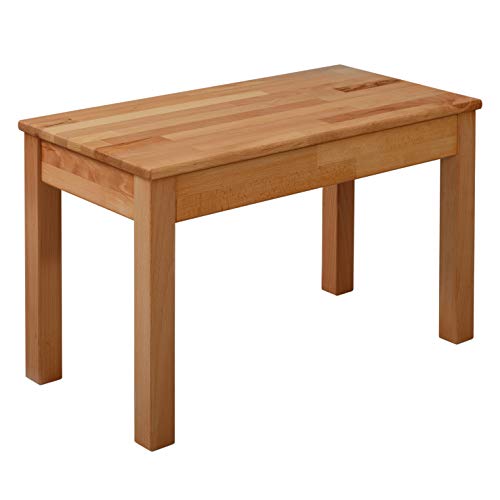 Krok Wood Sitzbank Tomas aus Massivholz (Buche, 70 x 35 x 45 cm)
