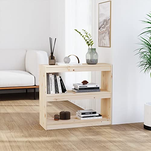 BaraSh 80x30x71,5 cm BüCherschrank Bookshelf Buchregal Kiefer