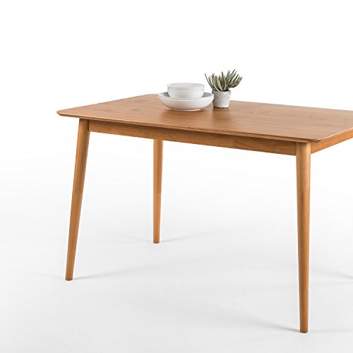 ZINUS Jen 120 cm großer Esstisch aus Holz | Küchentisch aus Massivholz | Einfache Montage, natürliche, 47 x 29.5 x 29 inches