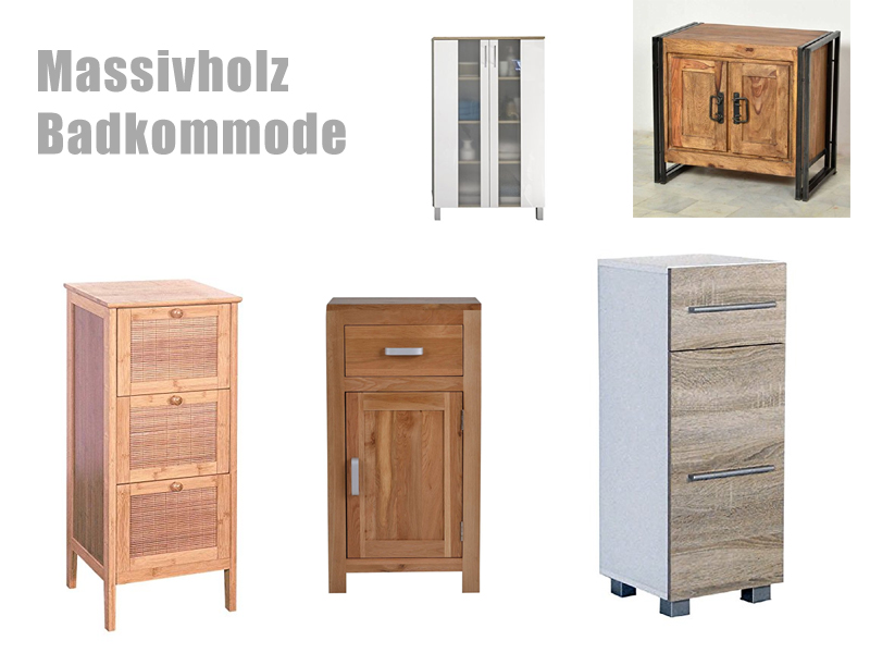 Badkommode Massivholz