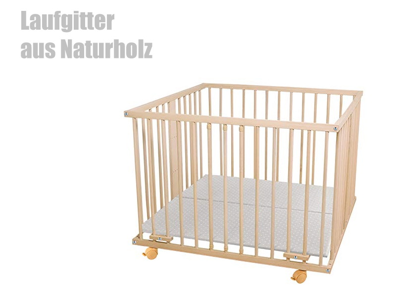 Laufgitter aus Naturholz